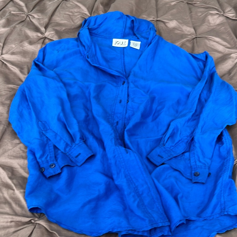 Joule Energy Vintage Silk Blouse with hood - M/M